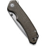 Складной нож CIVIVI BRAZEN сталь D2, рукоять G10 черная C2023F